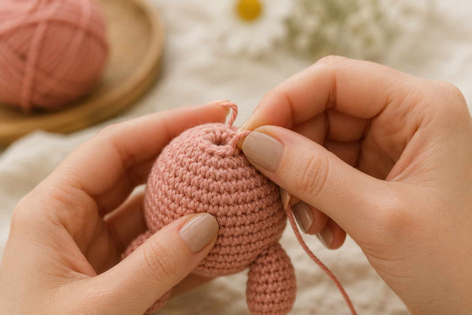No-sew amigurumi techniques